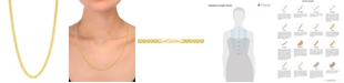 Macy's 20" Nonna Link Chain Necklace (3-3/4mm) in 14k Gold